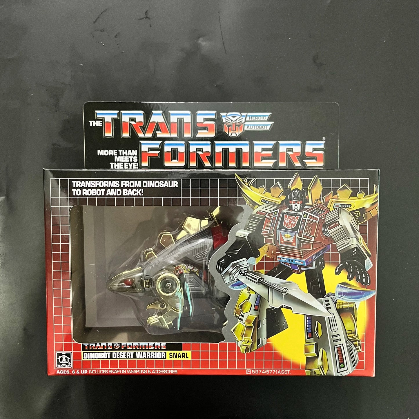 Transformers G1 Dinobots Set: Grimlock, Snarl & More