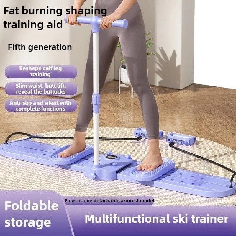Leg & Buttocks Ski Machine: Postpartum Fitness