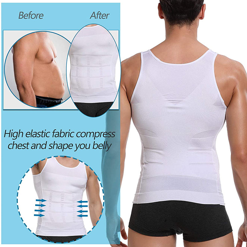 Men's Slimming Compression Vest - Tummy Control Shapewear