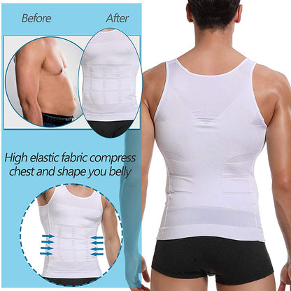 Men's Slimming Compression Vest - Tummy Control Shapewear