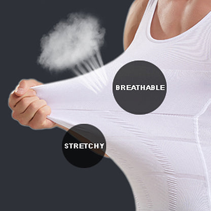 Men's Slimming Compression Vest - Tummy Control Shapewear