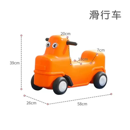 Plastic Toy Roller Coaster: 3-Stage Sliding Car for Kids