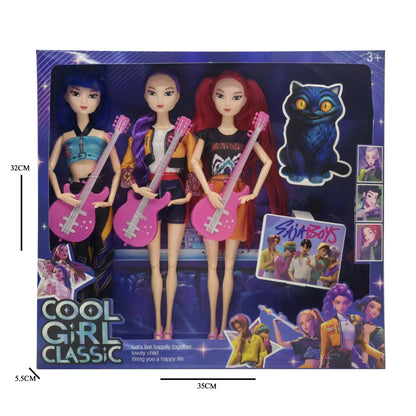 Kpop Action Figure Dolls - Demon Hunters Princess Collection