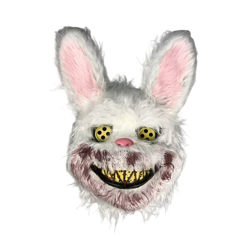 Scary Rabbit & Bear Plush Halloween Mask