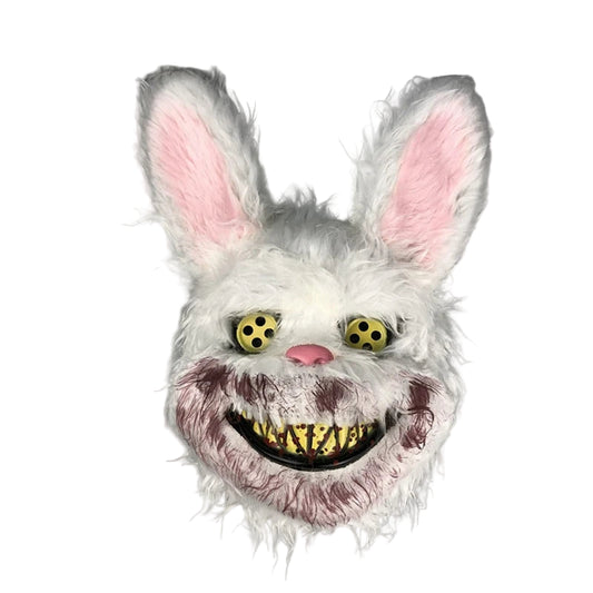 Scary Rabbit & Bear Plush Halloween Mask