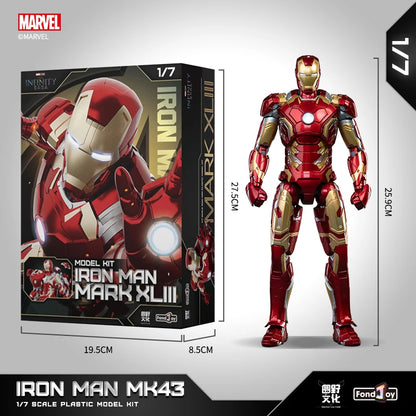 Iron Man Mk42 Action Figure: Trendy Collectible Model Kit