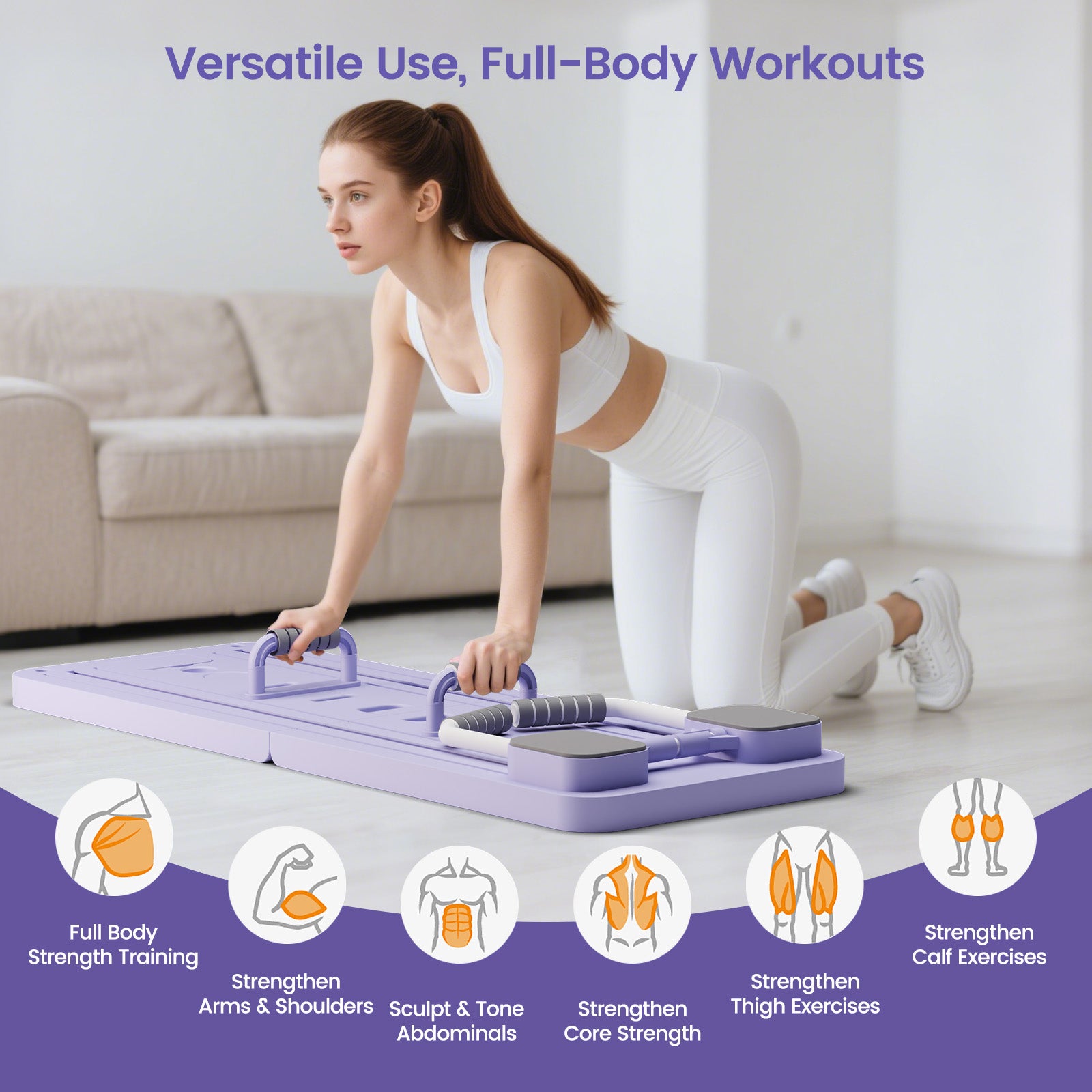 Home Ab Workout Board: Foldable, Stable, Full-Body Fitness