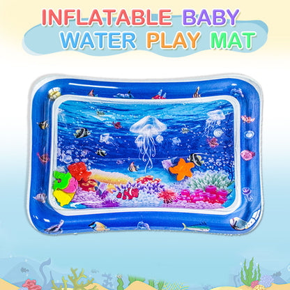 Inflatable Baby Water Mat - Jellyfish Toddler Play Pad
