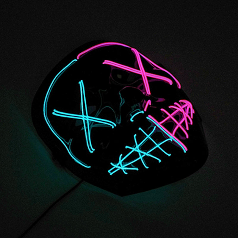 LED Purge Mask - Luminous Halloween Horror Cosplay Prop