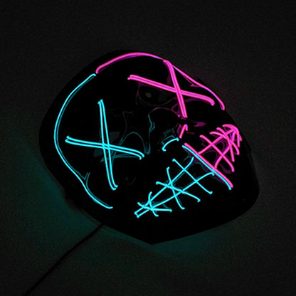 LED Purge Mask - Luminous Halloween Horror Cosplay Prop