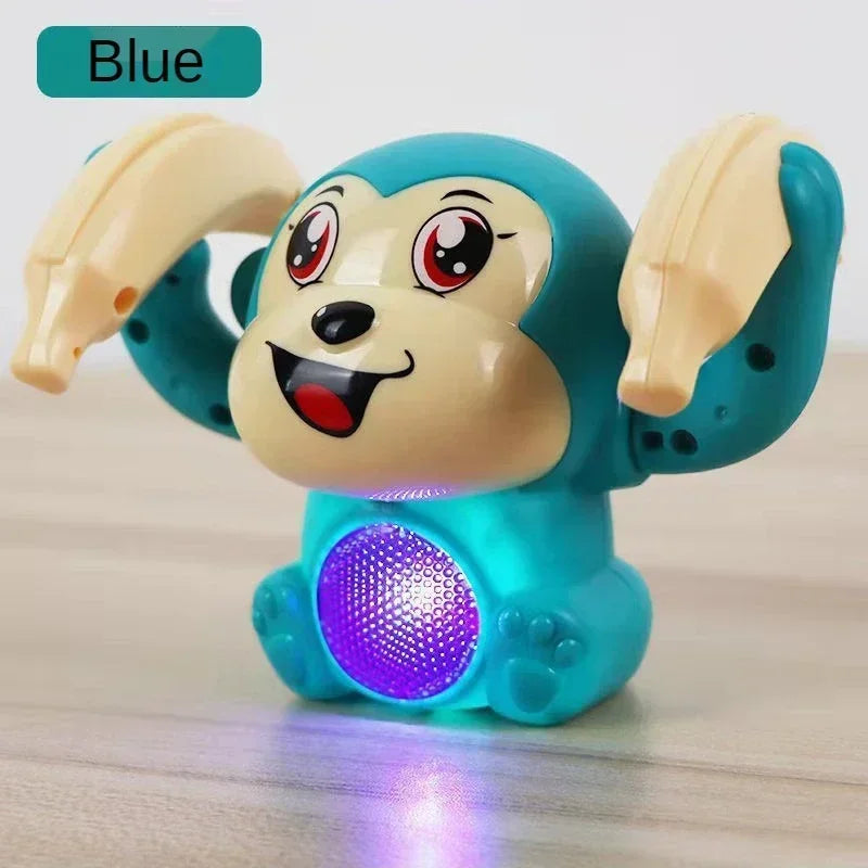 Musical Monkey Crawling Toy: Light-Up, Dancing, Interactive Fun