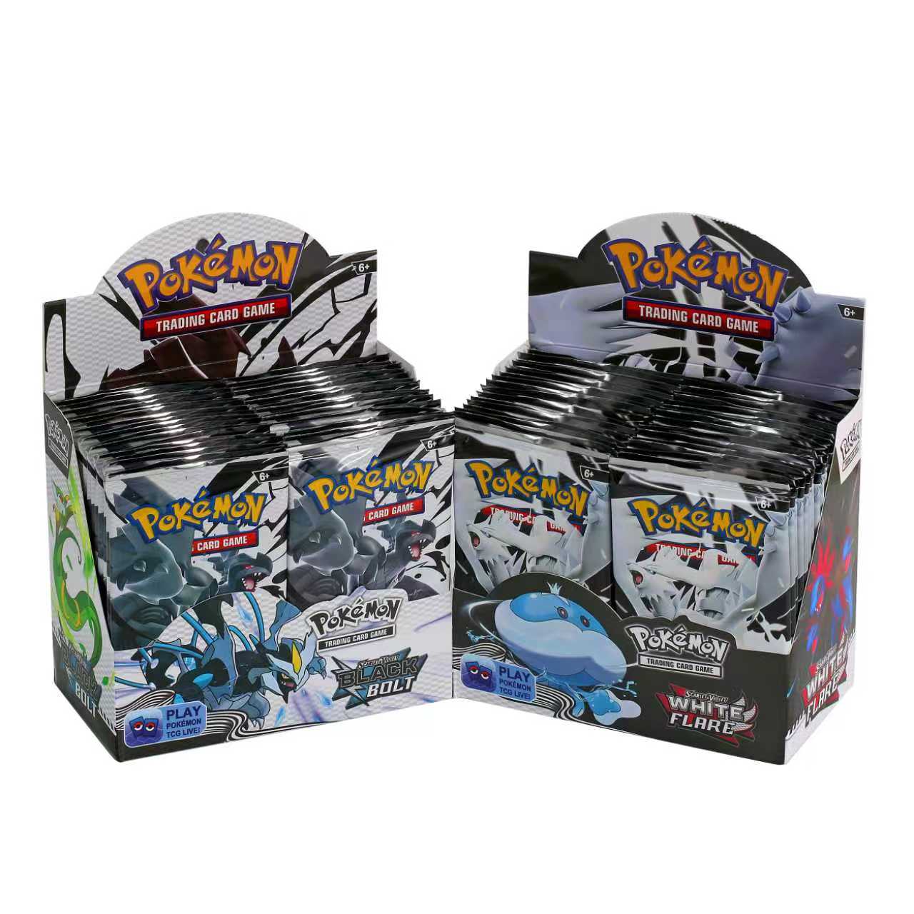 Black Bolt And White Flare Pokemon Card 