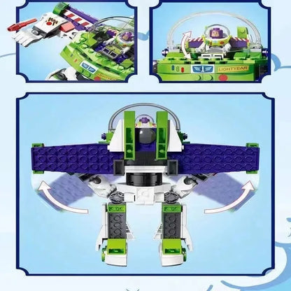Buzz Lightyear Mecha Puzzle Building Blocks for Kids 