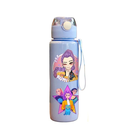 Kpop Demon Hunter Water Bottle 700ml - Kids Anime Sport Mug