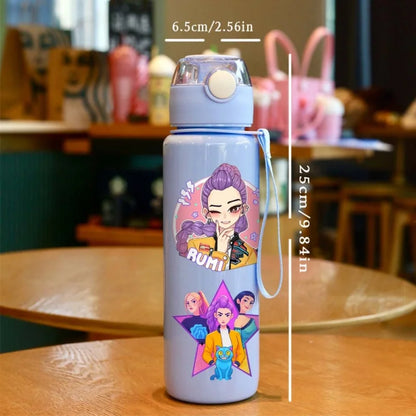 Kpop Demon Hunter Water Bottle 700ml - Kids Anime Sport Mug