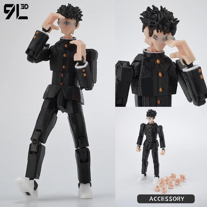 Dandadan Heroes Ayase Momo and Okarun KenTakakura- Multi-Jointed Anime Figure