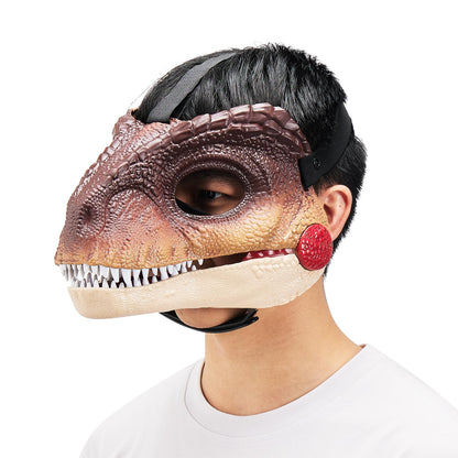 Dinosaur Mask with Moving Jaw - Halloween Cosplay Fun