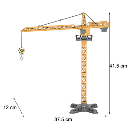 Engineering Diecast Crane & Bulldozer Toy Set for Boys