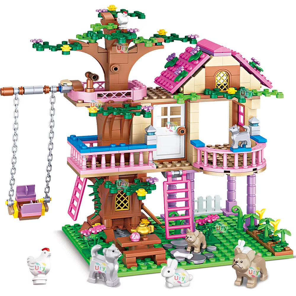 Friends City Tree House Building Blocks Set for Kids