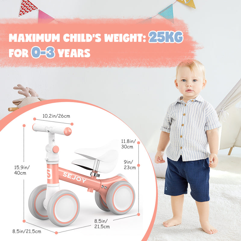 Baby Balance Bike 12-36M: First Birthday Gift for Toddlers
