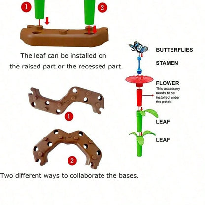 Flower Garden STEM Toys - Creative Educational Play Set