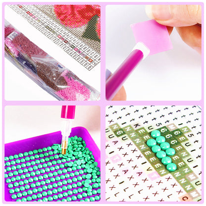 DIY Diamond Mosaic Book: Store House Landscape Art