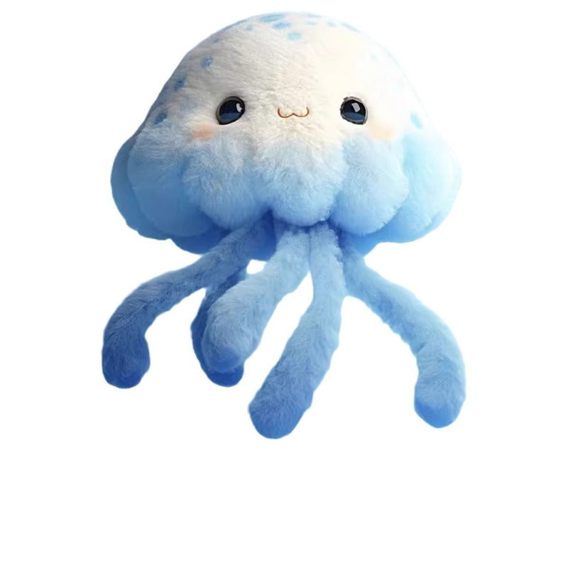 Jellyfish Plush Keychain - Cute Oceanarium Animal Toy