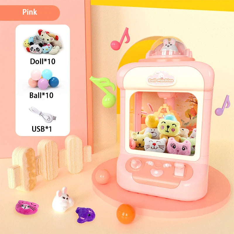 Cartoon Doll Claw Machine - Coin-Op Interactive Fun