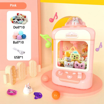 Cartoon Doll Claw Machine - Coin-Op Interactive Fun