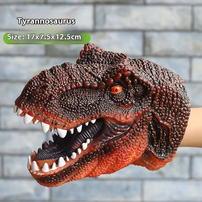 T-Rex Dinosaur Hand Puppet - Realistic Soft Toy for Kids