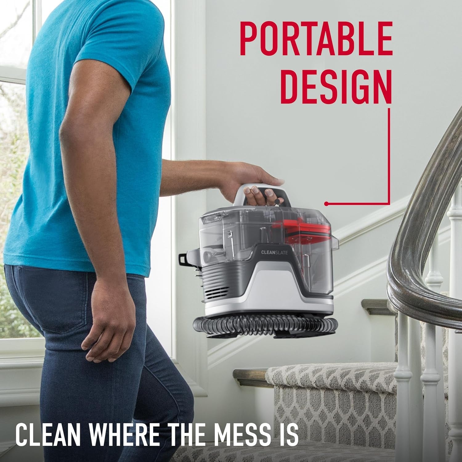 Carpet & Upholstery Spot Cleaner - Portable Stain Remover