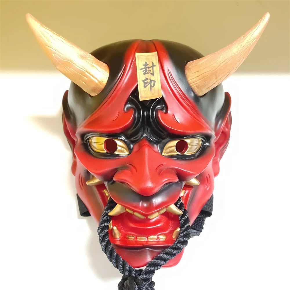 Hannya Demon Mask - High-Quality Resin for Halloween & Cosplay