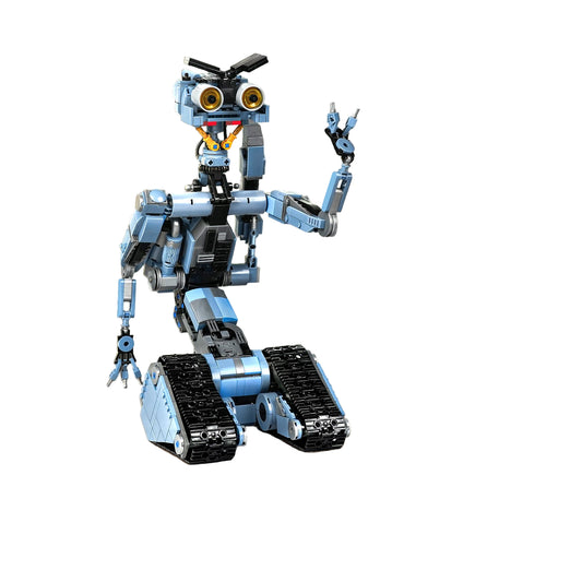 Johnny 5 Robot Blocks - 1176 Pieces, Remote, Perfect Gift