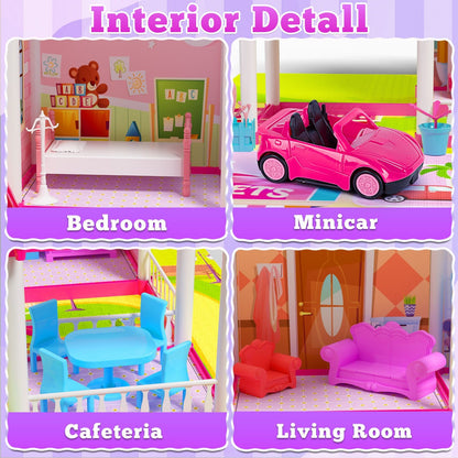 Dream Princess Dollhouse 2025: Lights, Furniture & Accessories