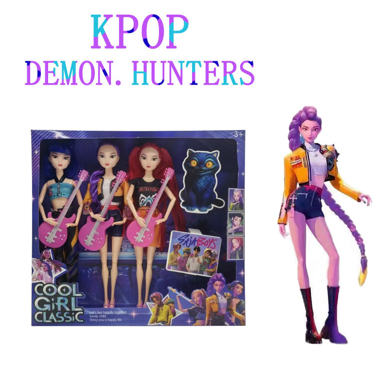 Kpop Action Figure Dolls - Demon Hunters Princess Collection