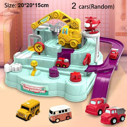 Racing Rail Car Model - Interactive Educational Toy