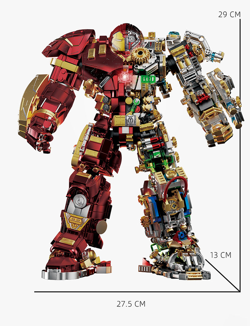 Ironman Heroes Hulk Buster Mech DIY Brick Set