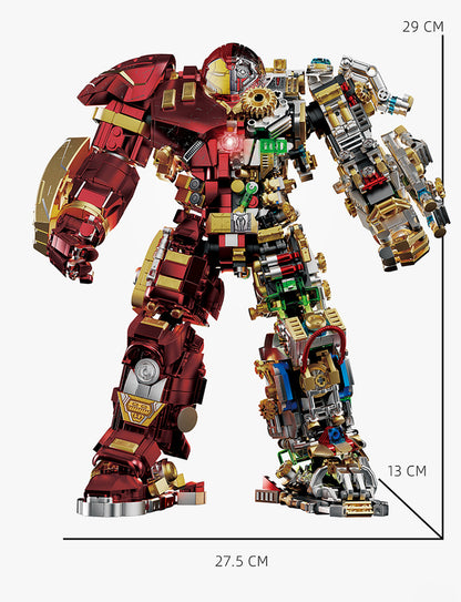 Ironman Heroes Hulk Buster Mech DIY Brick Set