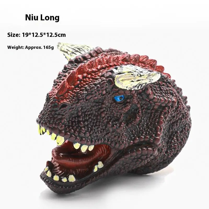 T-Rex Dinosaur Hand Puppet - Realistic Soft Toy for Kids