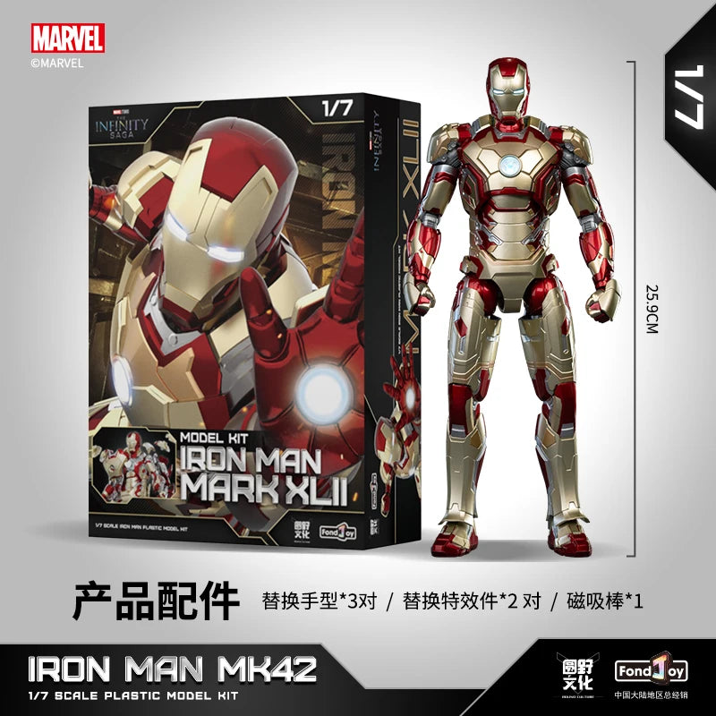 Iron Man Mk42 Action Figure: Trendy Collectible Model Kit