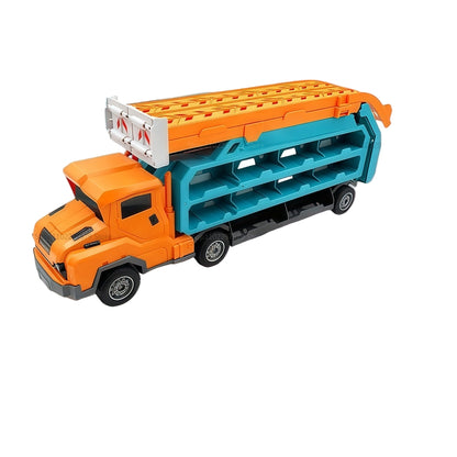 Transport Truck Toys: Rocket Lift Racing Car Combo Gift