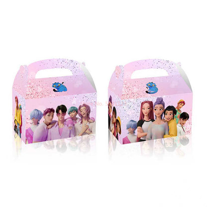 Demon Hunters Birthday Party Decor - Kpop Figures Gift Box Set