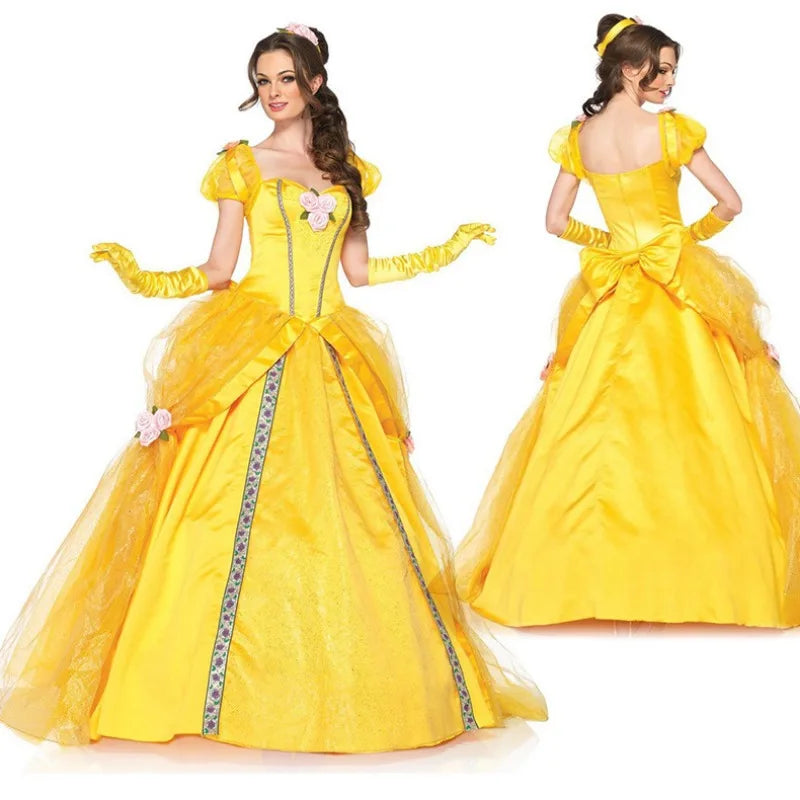 Yellow Belle Princess Halloween Costume