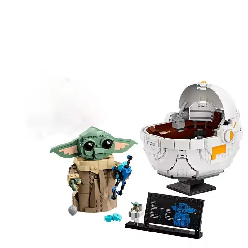 Grogu Hover Pram Model 1048pcs Building Blocks Toy 2025