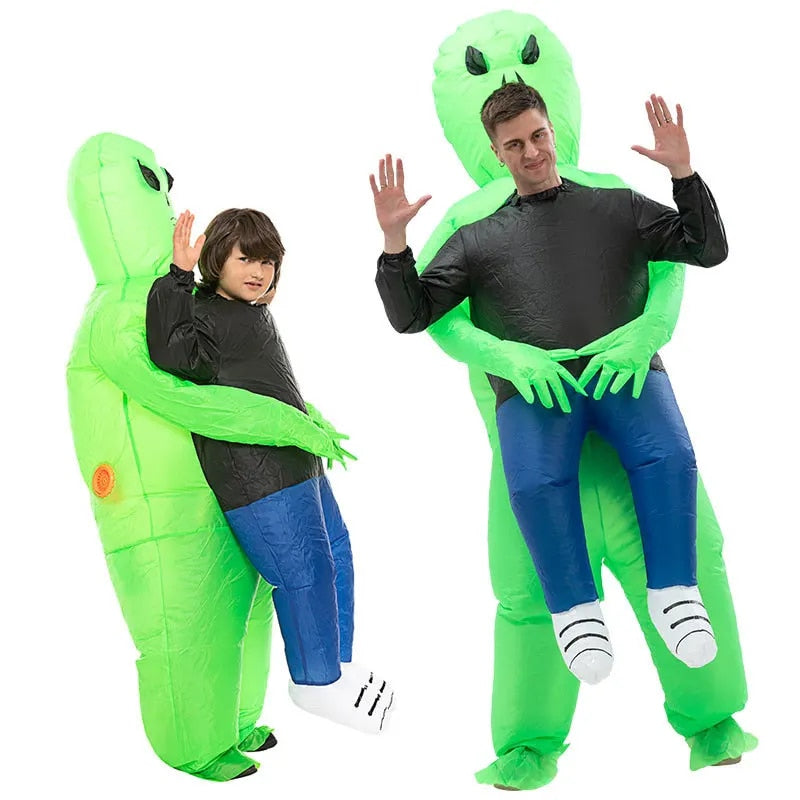 Alien Inflatable Costume - Fun Halloween Cosplay for Adults & Kids