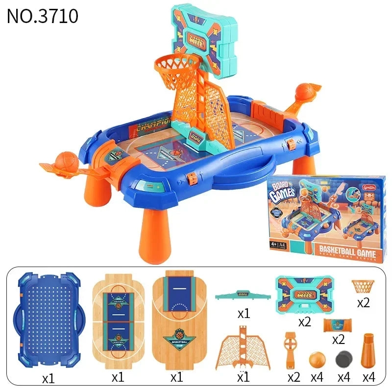 Table Board Games: Soccer & Basketball Fun for Kids