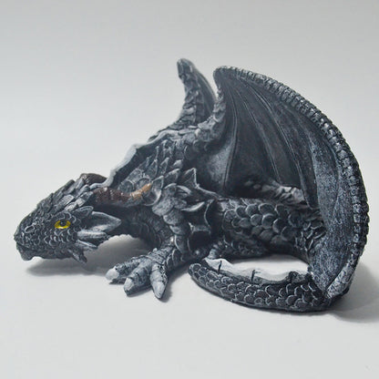 Halloween Squatting Dragon Statue - Halloween Garden Decoration