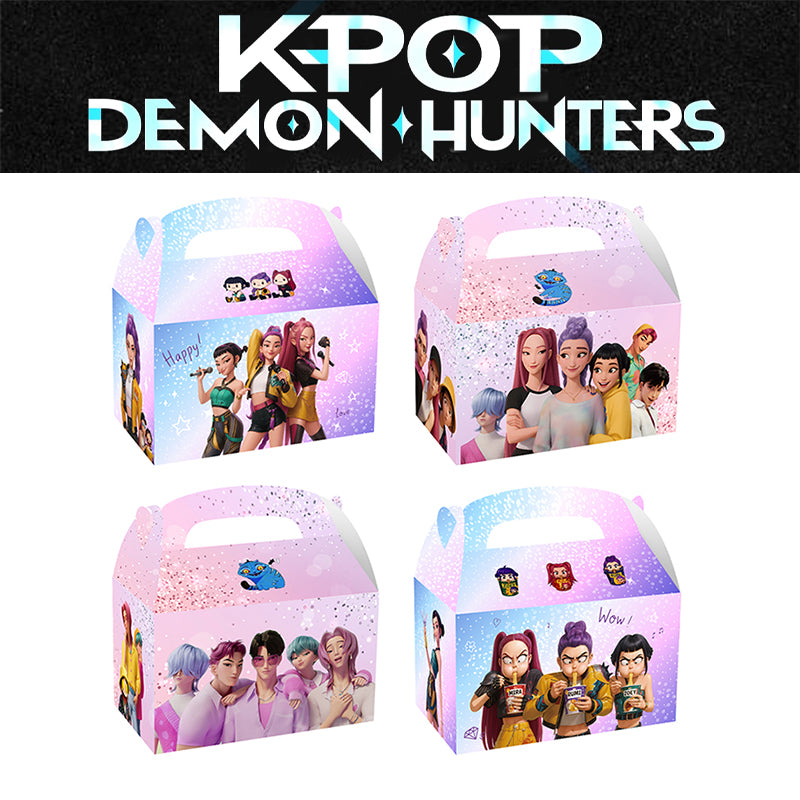 Demon Hunters Birthday Party Decor - Kpop Figures Gift Box Set