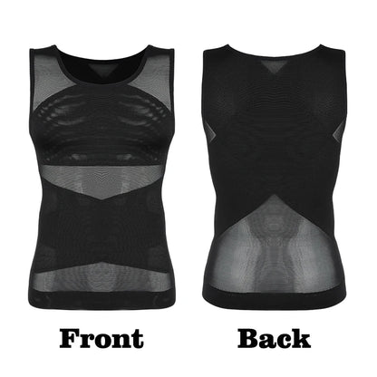 Men's Compression Shirt - Slimming & Tummy Control Tank