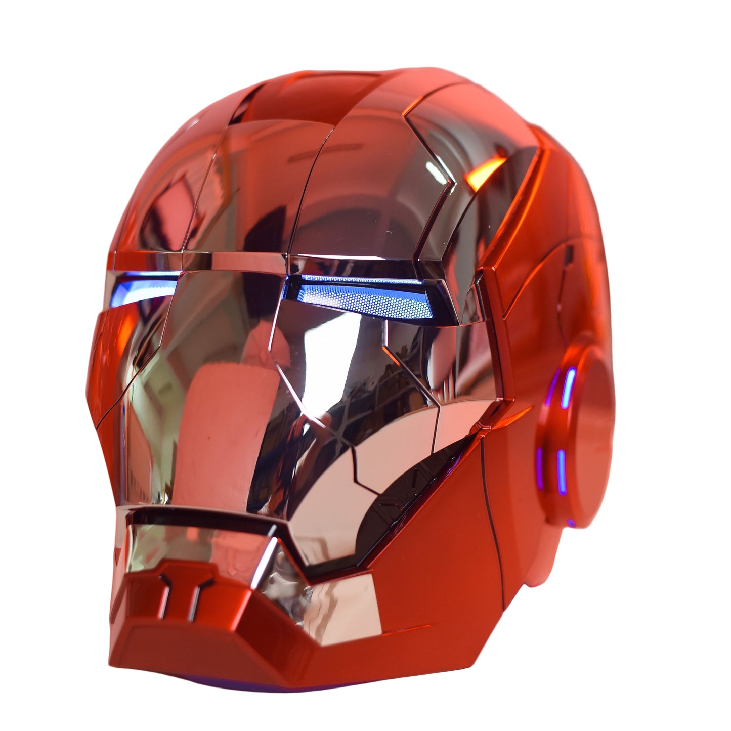 Iron Man Mk5 Helmet: Voice-Activated Light-Up Cosplay Gear